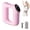 Pink, variant on Fascia Ring for Belly Fat Deep Tissue Vibration Massager Adjustable Modes Portable Full Body Muscle Recovery Tool