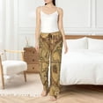 thumbnail image 4 of Balery World Map1 Pantalones de pijama para mujer, pijamas ultraligeros, pantalones de estar por casa-Large, 4 of 6