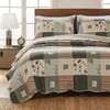 Greenland Home Sedona Desert Beauty 100% Cotton Reversible Quilt and Pillow Sham Set, 2-Piece Twin/Twin XL