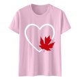 thumbnail image 1 of Camisas de Manga Corta para las Mujeres Impresión de Manga Corta Cuello Redondo, Camisa Casual de Poliéster para las Mujeres, Lavado de Manos, 1 of 6