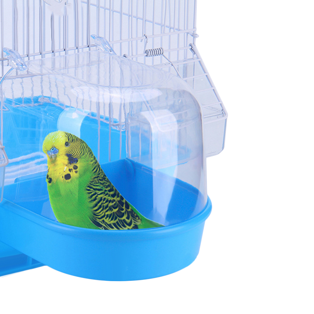 Bird Bath Plastic Hanging Bird Parrot Bathtub Bird Cage Accessories Pet