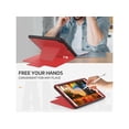 thumbnail image 2 of Magnetic Stand Case for iPad 6th / 5th Generation - [Multiple Angles] Shockproof Protective Cover with Pencil Holder & Card Slot,Auto Wake Sleep for iPad 9.7 inch 2018 2017/Pro 9.7/Air 2 Red, 2 of 7