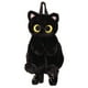 thumbnail image 3 of Mochila con diseño de gato y Animal de peluche, mochila ligera, mochila de viaje suave, mochila escolar para adolescentes, niños y estudiantes , negro, 3 of 8