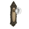 thumbnail image 3 of Nostalgic Warehouse Vicrcc_Psg_234_Nk Round Clear Crystal Solid Brass Passage Door Knob, 3 of 6