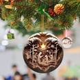 thumbnail image 3 of Pendentif de Décoration de Noël en Acrylique pour Fête Intérieure Extérieure et Ornement d'Arbre Rétro, 3 of 4
