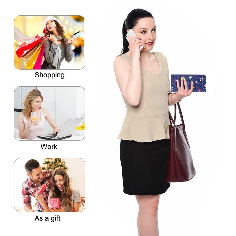 HAWEE Ultra Slim RFID Blocking Bifold Wallet for Women photo 7