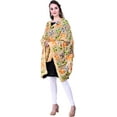 thumbnail image 5 of Phulkari / Dupatta /Chiffon Dupatta for Women, Embroidered Pankha Design, (Size 42 X 84 Inches), 5 of 5