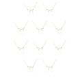 thumbnail image 1 of Sonducket Ins Constellations Theme Amistad Collar Rhinestone Cómodo Delicado con Display Card Colgante para Lover Festival Gifts Virgo gold Type1 NO1, 1 of 6