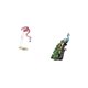thumbnail image 5 of Estatua de flamenco de resina, escultura de ave, decoración para el hogar, chimenea, arte moderno, figura de jardín con soporte de metal para estanque, 5 of 8