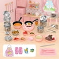 thumbnail image 3 of Kids Mini Real Cooking Kit (Pink/Blue)| Montessori Safe Educational Set for 8-12 Boys & Girls (28Pcs), 3 of 10