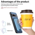 thumbnail image 4 of Allytech Google Pixel 7 Pro Case, Detachable Magnetic Wallet Case with Card Holder & Ring Stand, Support Car Mount, Premium PU Leather Shockproof Durable Protective Slim Case Cover - Blue, 4 of 11