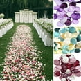 thumbnail image 4 of Riguas 200Pcs 4cm Fake Rose Petals Handcrafting Romantic Reflective Artificial Flower Petals DIY Wedding Party Decoration for Home, 4 of 8
