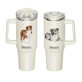 thumbnail image 6 of SERENGETI Australian Shepherd 40 Oz Stainless Steel Tumbler with Handle and Straw for Pet Lovers, 6 of 8