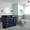 Blue & Black, variant on Bellaterra Home 49 in. Single Rectangle Sink Vanity with Galaxy Granite Top, White & Black