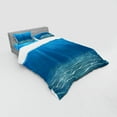 thumbnail image 3 of Ambesonne Ocean Bedding Set 3 Pcs, Underwater Wilderness, Twin, Blue Turquoise, 3 of 3