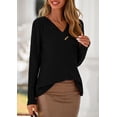 thumbnail image 3 of Camiseta PRETTYGARDEN 2025 Negra Cuello en V Canalé XL, 3 of 9