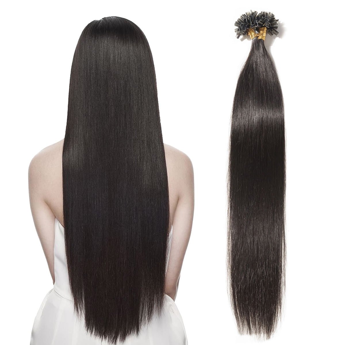 hair extensions glue in human hair