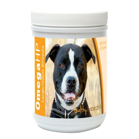 UPC: 0840235117797 | Healthy Breeds Pit Bull Omega HP Fatty Acid Skin and Coat Support Soft Chews