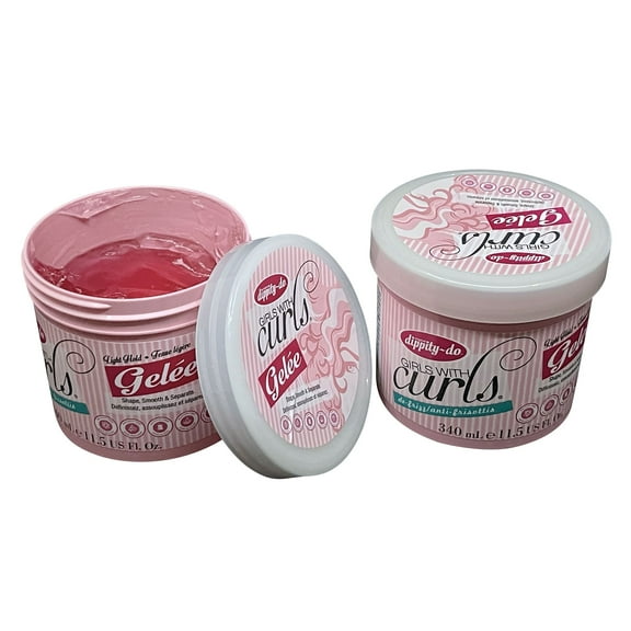 Dippity Do Girls with Curls Anti Frizz Gelee 11.4 oz Pack of 2