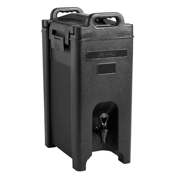 CenPro 5-Gallon Insulated Hot and Cold Beverage Dispenser/Server, NSF, Black