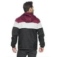 thumbnail image 3 of Mens Zipper Hoodie Jacket Zip Up Front Side Pockets RainCoat Black M, 3 of 3