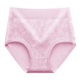 thumbnail image 2 of fatyb Womens High Waisted Cotton Underwear Stretch Comfortable Briefs Soft Full Coverage Ladies Panties, 2 of 3