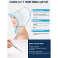 thumbnail image 3 of UBSWF-19PCS Hair Bleach Highlighting Kit with Hair Dye Brush and Bowl Set Color Whisk, Highlight Frosting Cap with Hook, Gloves and Capes, Home Use Salon Tools for Hair Bleaching Coloring Dying, 3 of 4