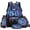 Galaxy Forest Wolf, variant on Pzuqiu Galaxy Axolotl School Backpack Set for Boys Girls 17 Inch Durable School Backpack with Lunch Bag Pencil Case Water Bottle Holder Lightweight Bookbag for Elementary