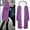 Purple, variant on Dpytoraw Womens Hoodies Coat Fall Winter Warm Pockets Drawstring Zipper Open Thin Hooded Jackets Long Cardigans Tops Outwear