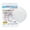 White, variant on WellBefore KN95 Disposable 5Ply Face Masks, Pack of 10, Medium, Black, Individually Wrapped, Adjustable Ear Loops