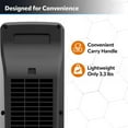thumbnail image 2 of Lasko 14" 1500W Oscillating Ceramic Electric Tower Space Heater, Black, CT14320C, 2 of 9