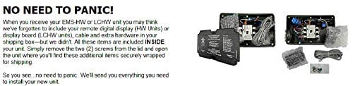Progressive Industries EMS-LCHW30 Hardwired RV Electrical Management System Surge Protector With Integrated Display, 30 Amp