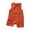 Orange, variant on QNANSPI Baby Boys and Girls Romper, Toddler One Piece Jumpsuit, Infant Unisex Sleeveless Romper Solid Color Round Neck Bodysuit for 3-24 Months Summer Breathable Wear