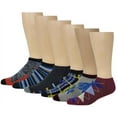 thumbnail image 4 of Different Touch 6 Pairs Men's Ankle Athletic Cushion Low Cut Sports Socks, 4 of 4