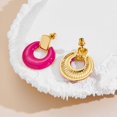 thumbnail image 5 of Gold Silver Hoop Dangle Earrings For Women Statement Retro Earrings Multiple Styles Jewelry for Birthday Party Jewelry, 5 of 6
