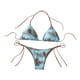thumbnail image 3 of Conjunto de bikini para mujer, cómodo traje de baño de dos piezas para fiesta en la playa o club. XS, 3 of 9