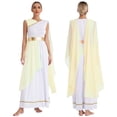 thumbnail image 3 of Disfraz de princesa romana para mujer, disfraz de princesa griega, Toga antigua, vestido Vintage, trajes de Cosplay de deidad griega romana, 3 of 5