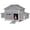 Gray(67.3"L x 36.8"W x 40.6"H), variant on Aivituvin Chicken Coop Extension Run Outdoor 20.73 ft² Large Coop Enclosure Chicken Tunnels for 4-6 Chickens, Ducks and Small Animals