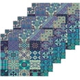 thumbnail image 2 of Dreamtimes 6 PCS Talavera Caramic Pattern Washcloths, 12 X 12 Inches Cotton Wash Cloths, Highly Absorbent and Soft Face Towels for Bathroom,Gym,Hotel and Spa, 2 of 7