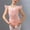 Pink, variant on Kids Girls Ruffle Short Sleeve Dance Leotard Children One-piece Gymnastics Unitard Biketard Training Bodysuit