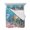 Lake Blue Light Brown, variant on Quilts Twin Size Bedding Set, Turtle Coastal Lightweight Quilted Comforter, Summer Beach Coral Seahorse Green Wooden Retro Soft Bedspread Coverlet with Pillow Covers for All Season, 68" x 86"
