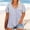 Blue, variant on ITSAME Womens Plus Size Blouses, Short Sleeve Striped Print V-Neck Fashion Casual T-Shirts with Sequin Green Size 4XL