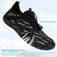 thumbnail image 3 of Barefoot Water Shoes, Breathable Wide Toe Non-Slip Lightweight Footwear, Unisex Sneakers for Men & Women, Zero Drop Comfortable Walking Running Yoga and All Water Sports(black), 3 of 6