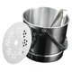 thumbnail image 1 of Bearachild Cubo de hielo portátil de acero inoxidable de 1 l con clip para hielo para picnics en el hogar Barra de herramientas, 1 of 1