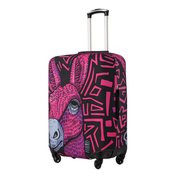 Fotbe ink Donkey Pop Art Funda Protectora para Equipaje, Antirrayones y Resistente a la Suciedad, Compatible con Maletas de 18 a 32 Pulgadas-Small