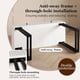 thumbnail image 5 of Small blanca moderno vanity escritorio con lighted mirror y 2 cajones para dormitorio, 5 of 7