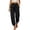 Black, variant on Sweatpants for Women Elastic Waisted Cinch Bottom Running Pants Solid Color Baggy Fall Winter Sweatpant with Pockets Light Blue S