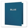 thumbnail image 5 of Twin-Pocket Folders With 3 Fasteners, 0.5" Capacity, 11 X 8.5, Blue, 25/box | Bundle of 5 Boxes, 5 of 7