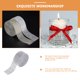 thumbnail image 3 of unbranded Decorativa Con Rhinestones Plata Para Ropa Abrigos Sombreros Bolsos, 3 of 8