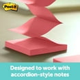 thumbnail image 4 of Post-it® Dispenser Pop-up Notes, 3 in x 3 in, Assorted Colors, 4 Pads/Pack, 4 of 9
